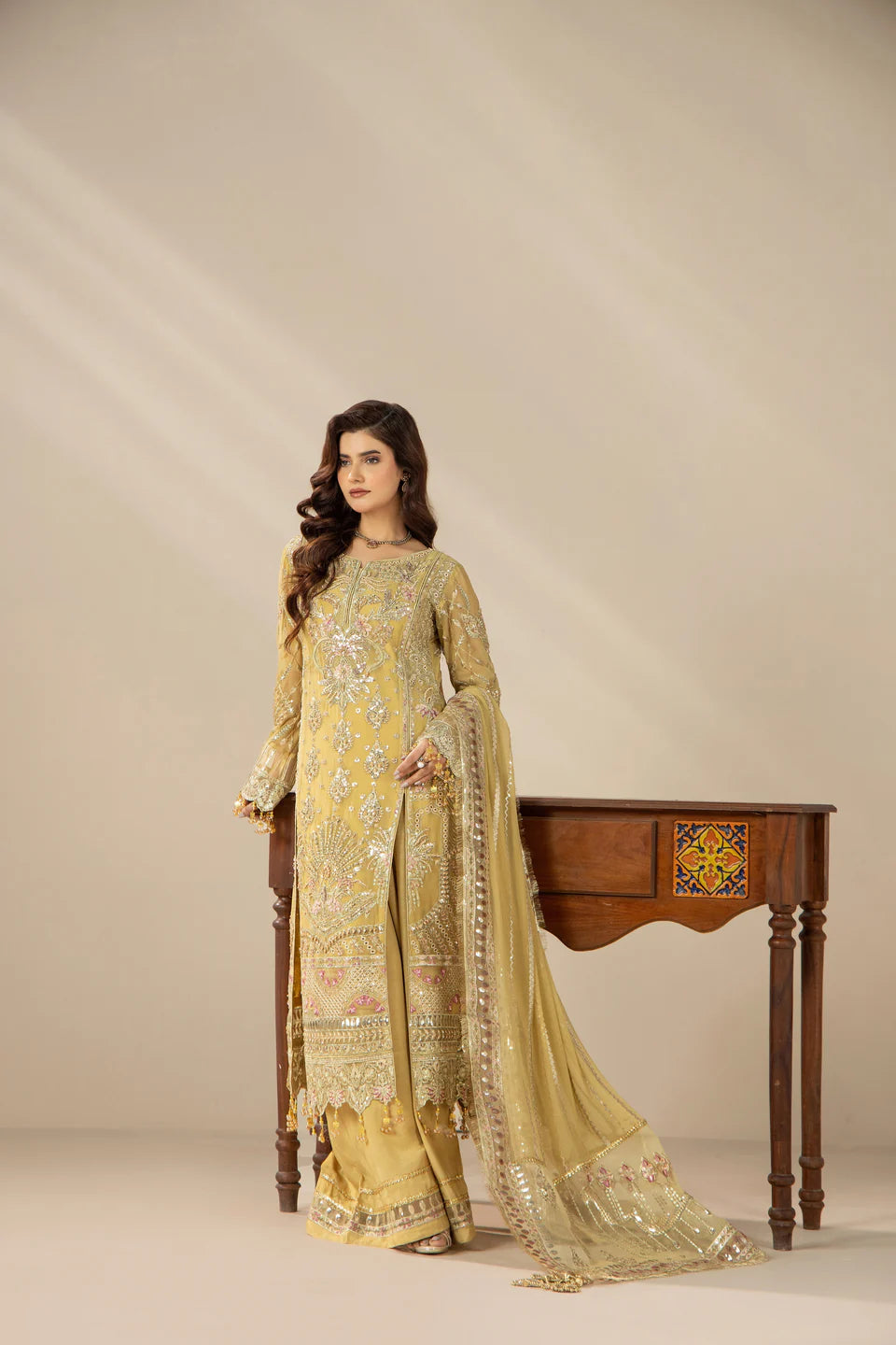 Areesha - Opulent Gold Harmony - Mirha Collections