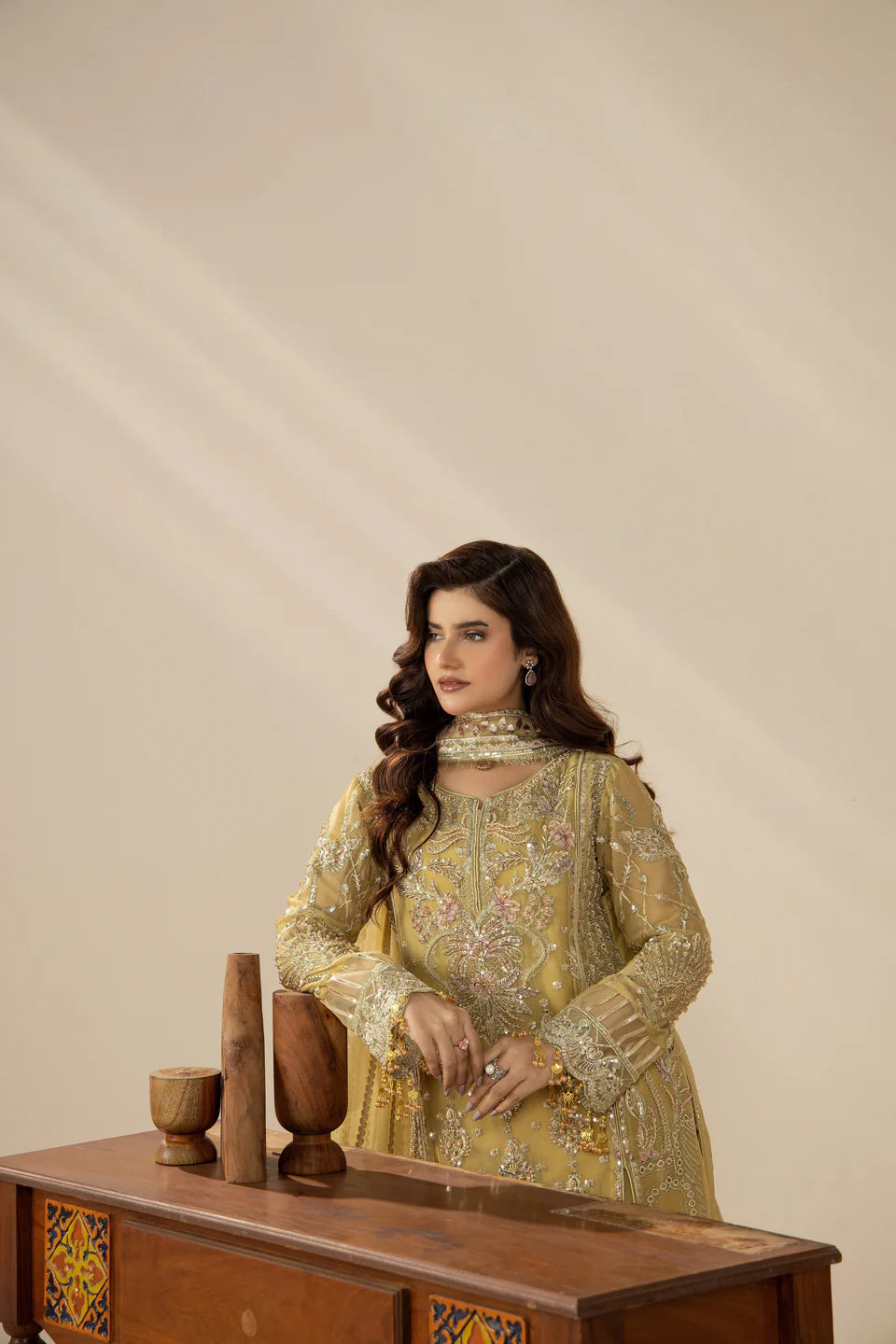 Areesha - Opulent Gold Harmony - Mirha Collections
