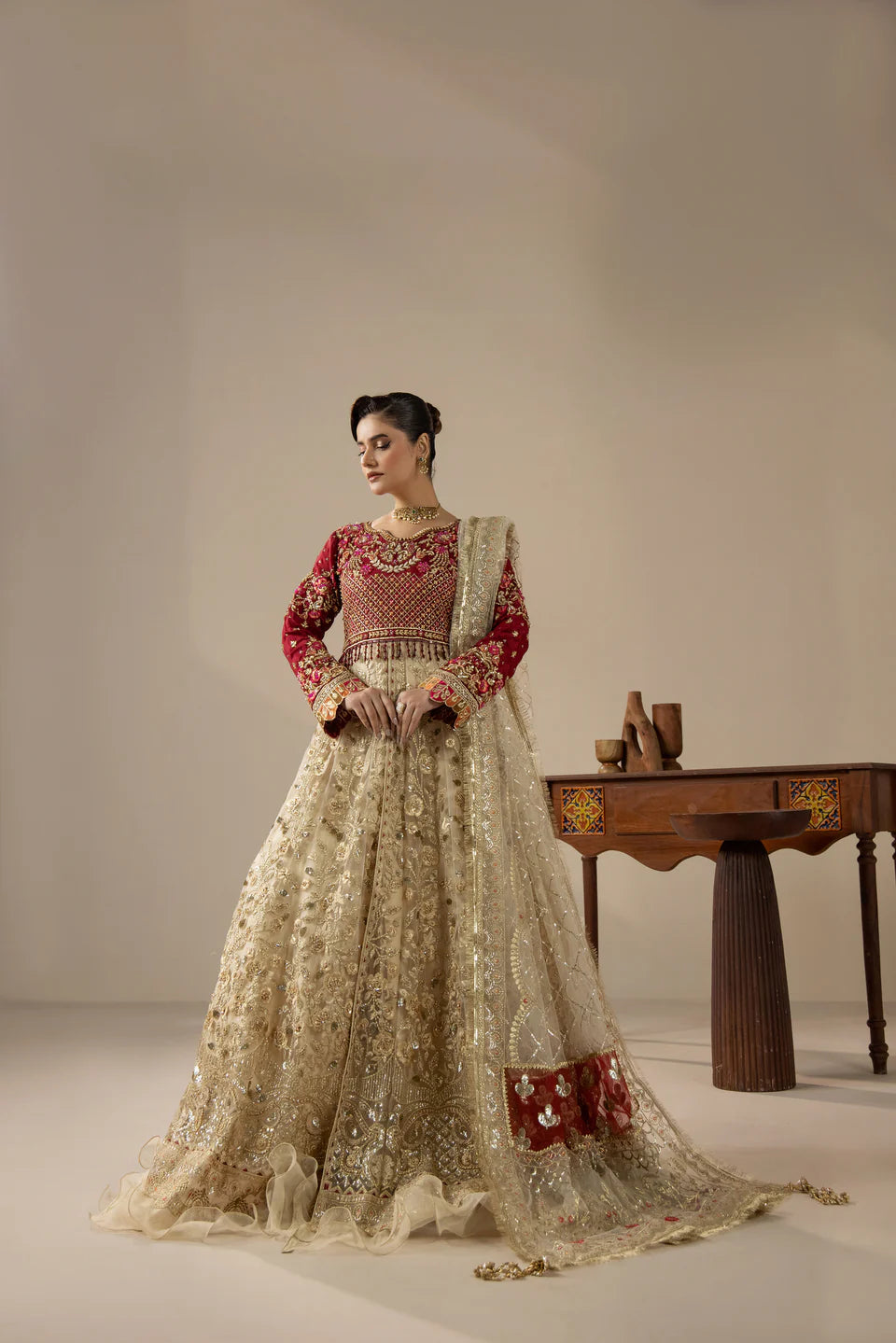Areesha - Regal Ivory Couture - Mirha Collections