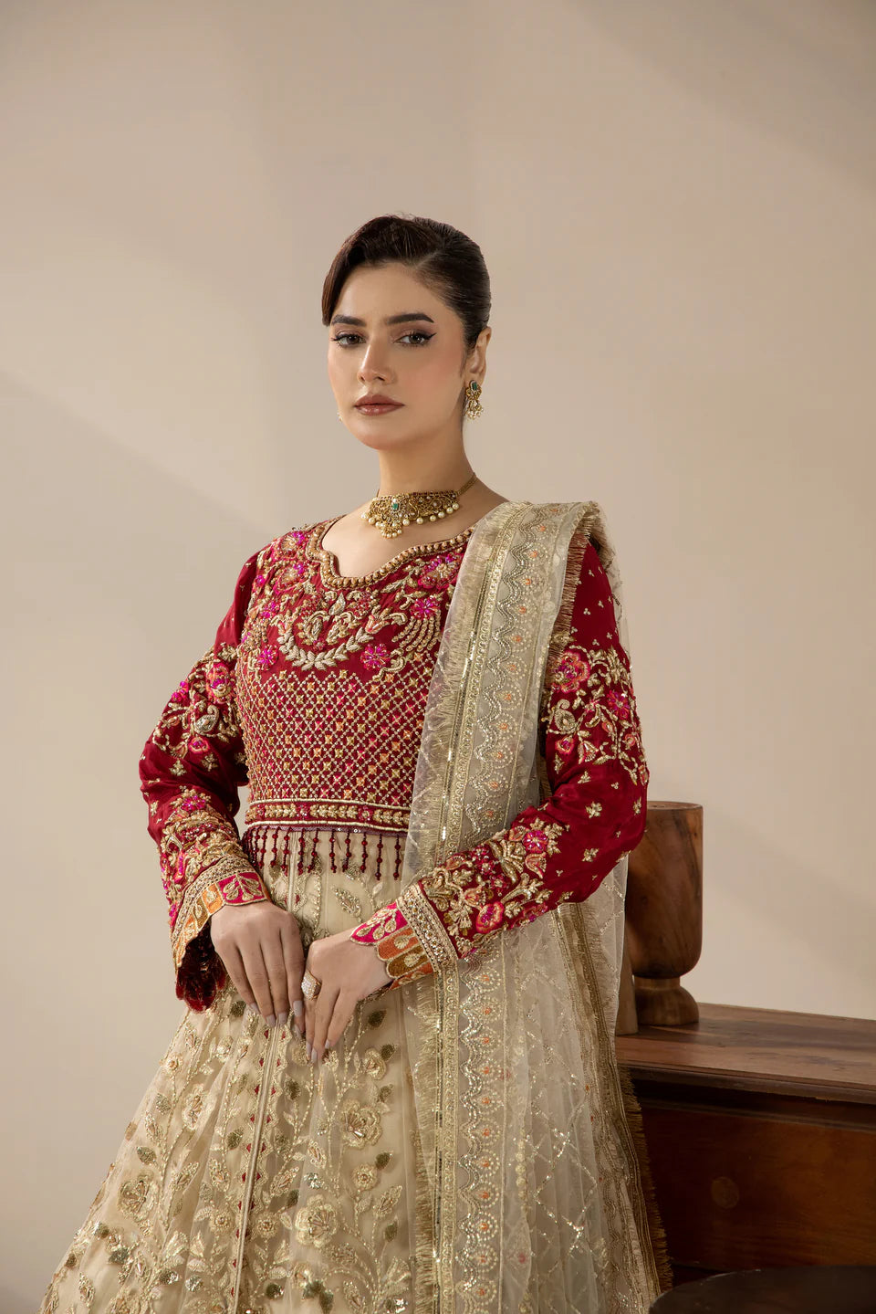 Areesha - Regal Ivory Couture - Mirha Collections