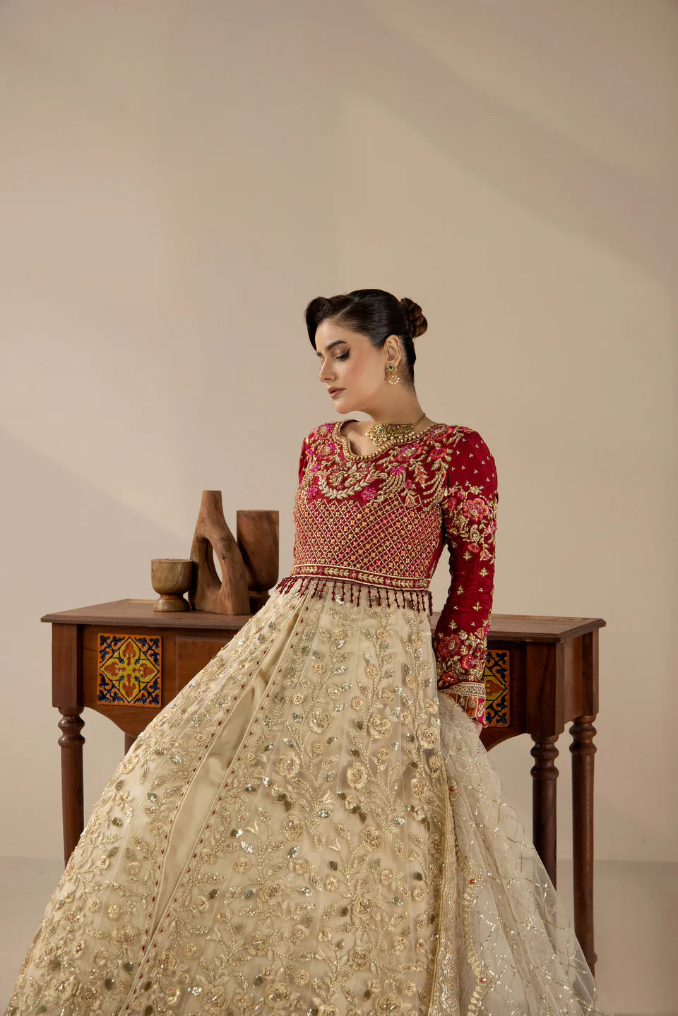 Areesha - Regal Ivory Couture - Mirha Collections
