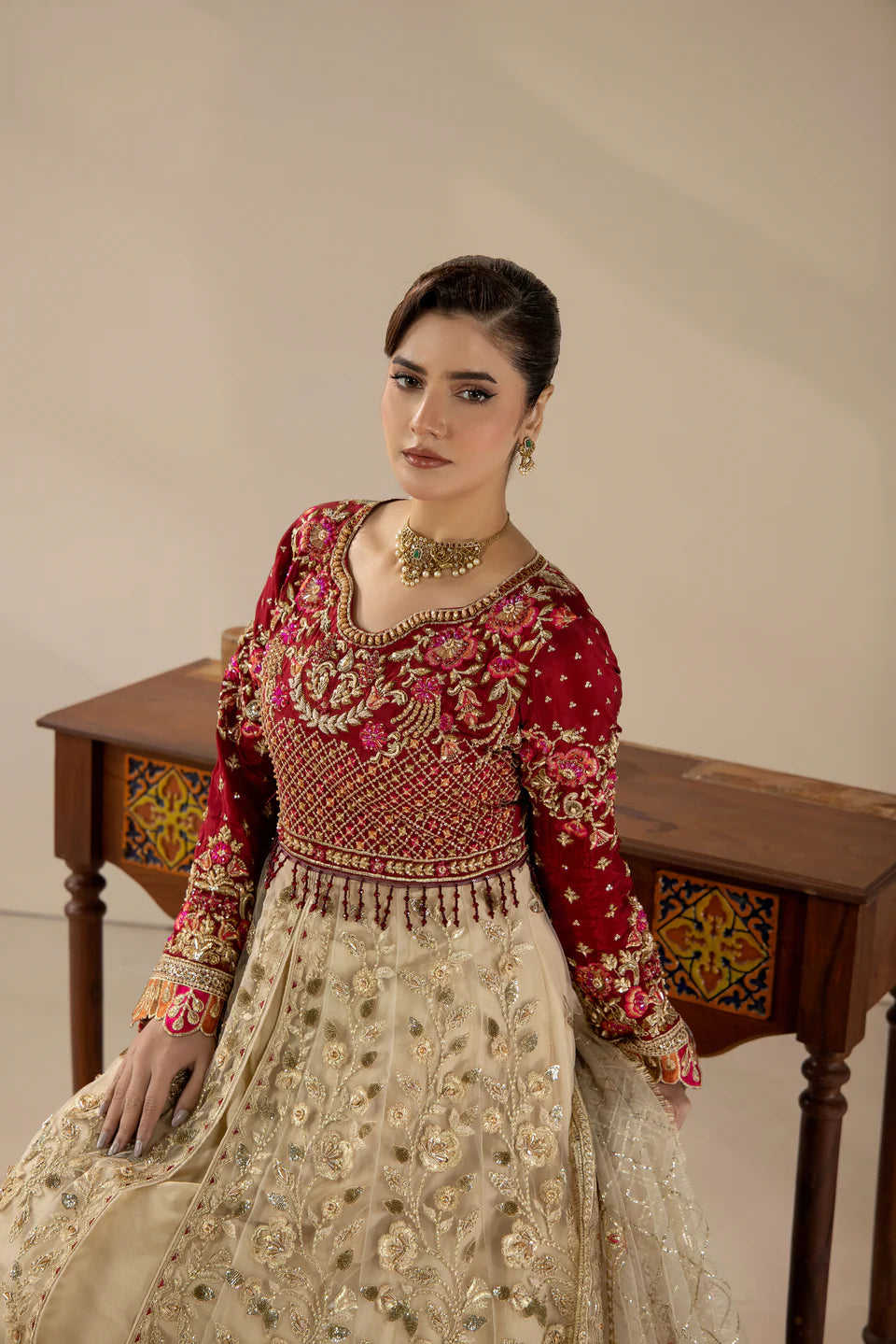 Areesha - Regal Ivory Couture - Mirha Collections