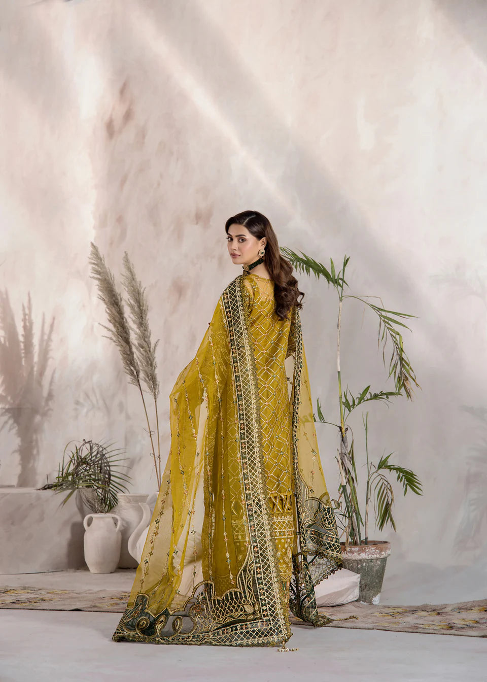 Areesha - GOLDEN EMBER - Mirha Collections