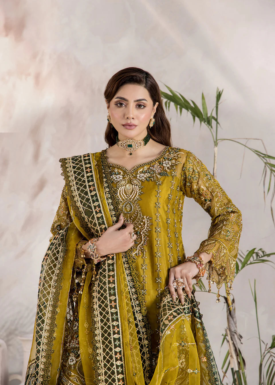 Areesha - GOLDEN EMBER - Mirha Collections