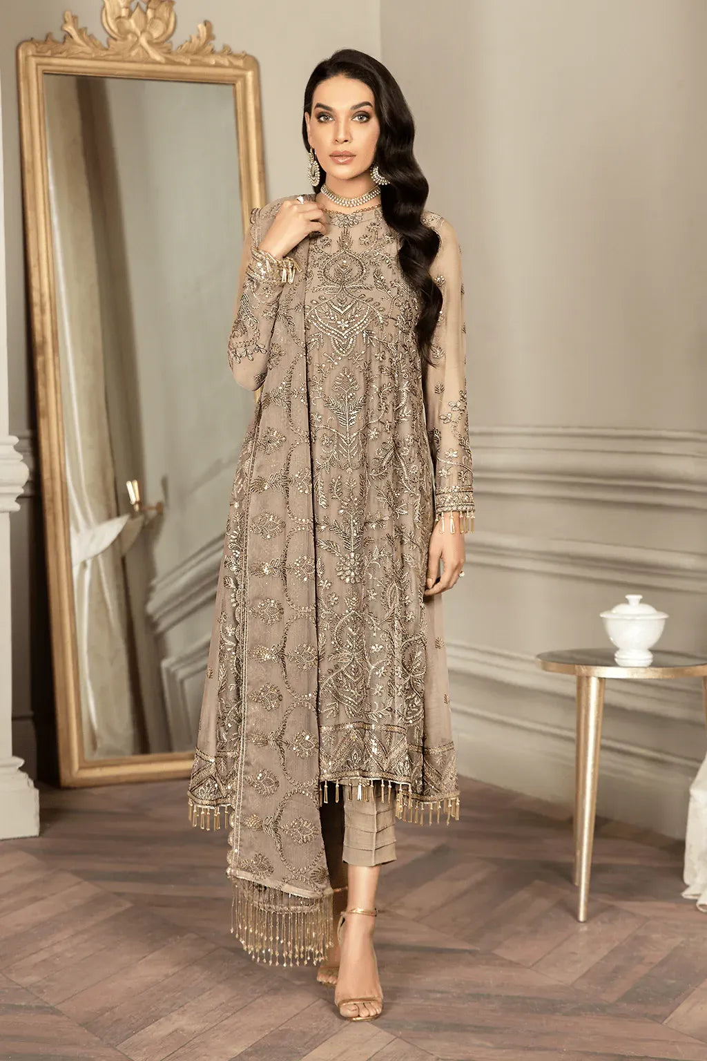 Zarif | Mehroz Formals | LIME STONE - Mirha Collections