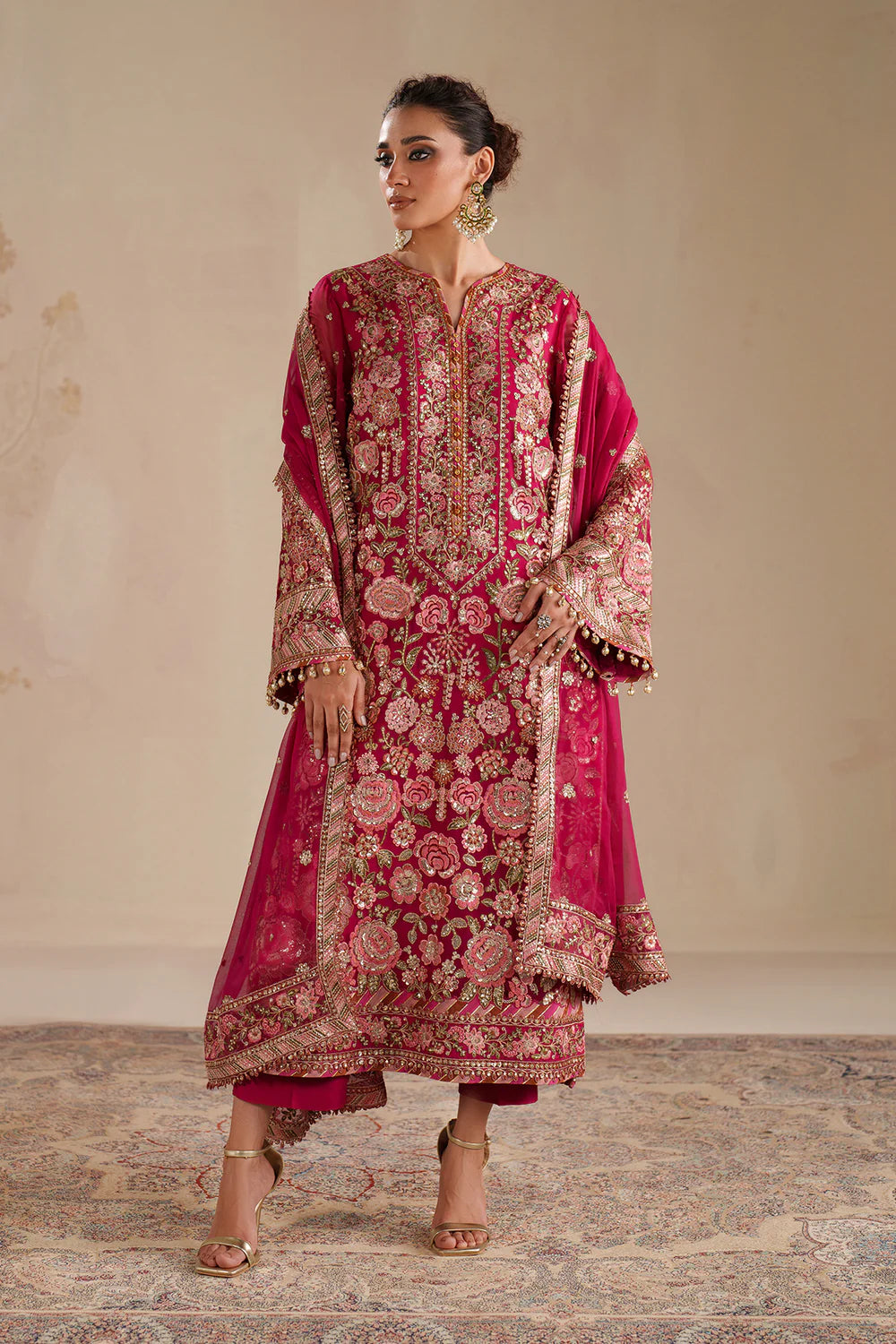 Baroque - EMBROIDERED CHIFFON UF-4363