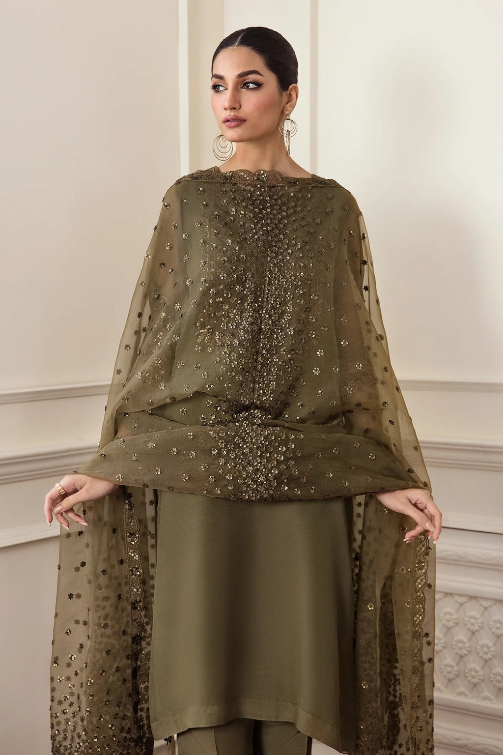 Baroque - EMBROIDERED CHIFFON UF-295