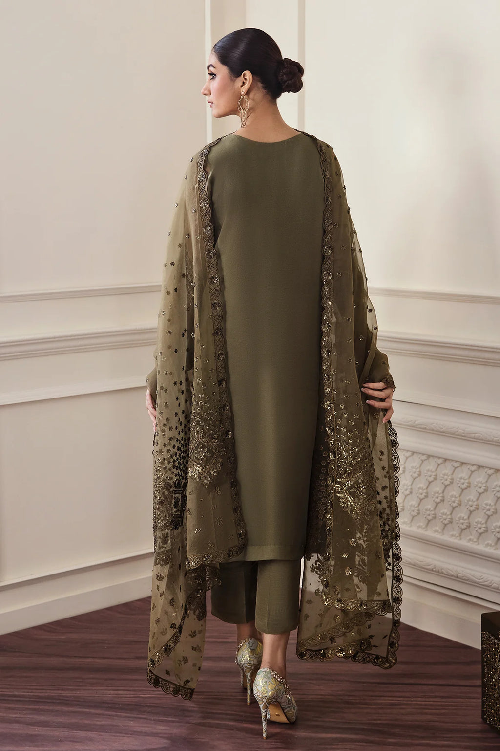 Baroque - EMBROIDERED CHIFFON UF-295