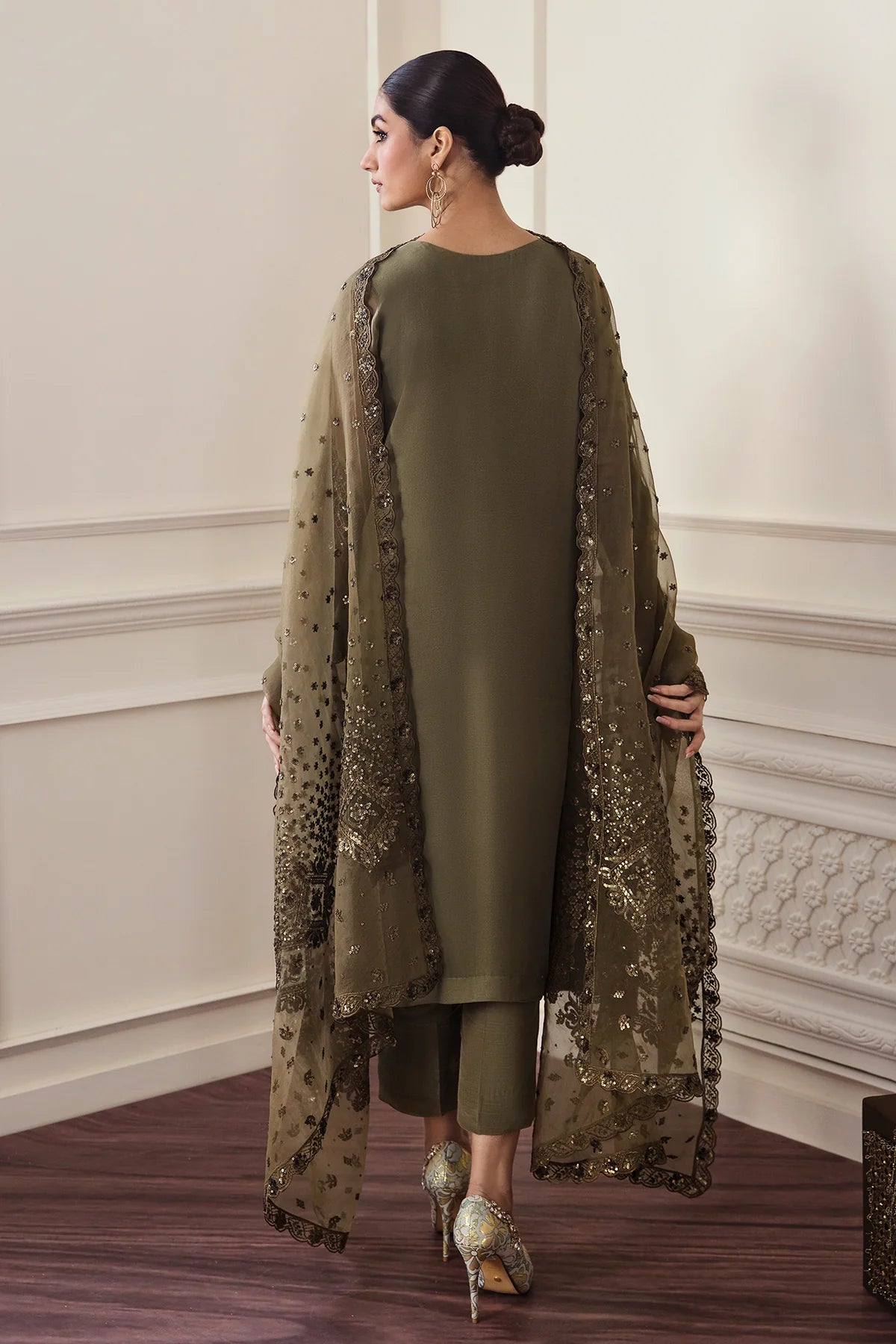 Baroque - EMBROIDERED CHIFFON UF-295
