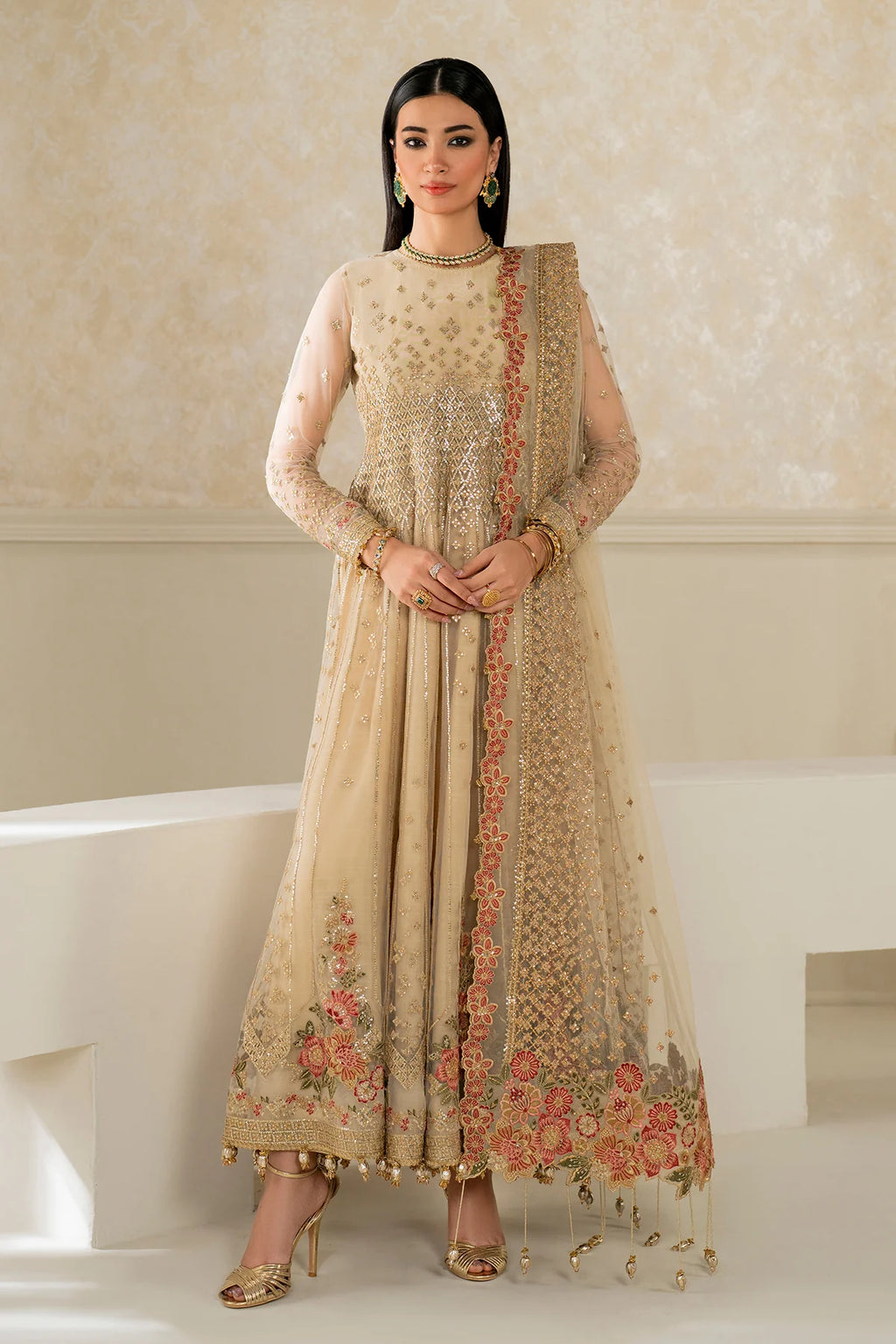 Baroque - EMBROIDERED NET UF-4159