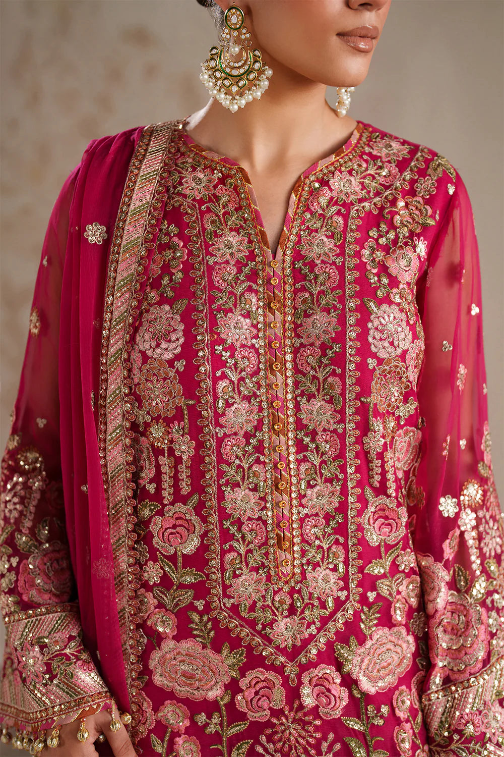 Baroque - EMBROIDERED CHIFFON UF-4363