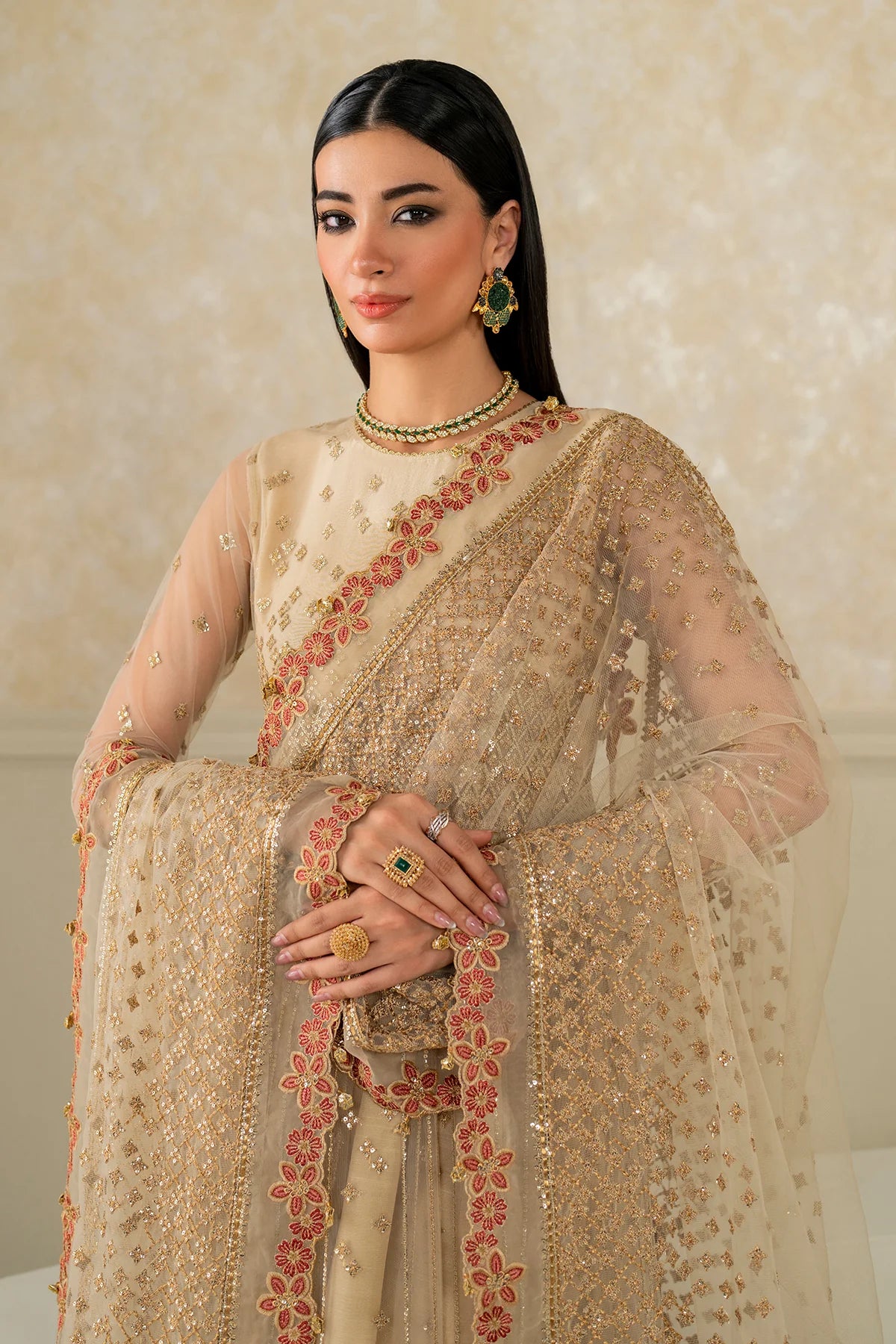 Baroque - EMBROIDERED NET UF-4159