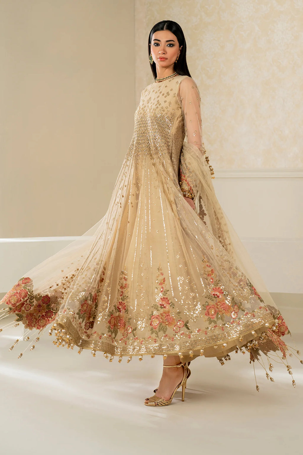 Baroque - EMBROIDERED NET UF-4159