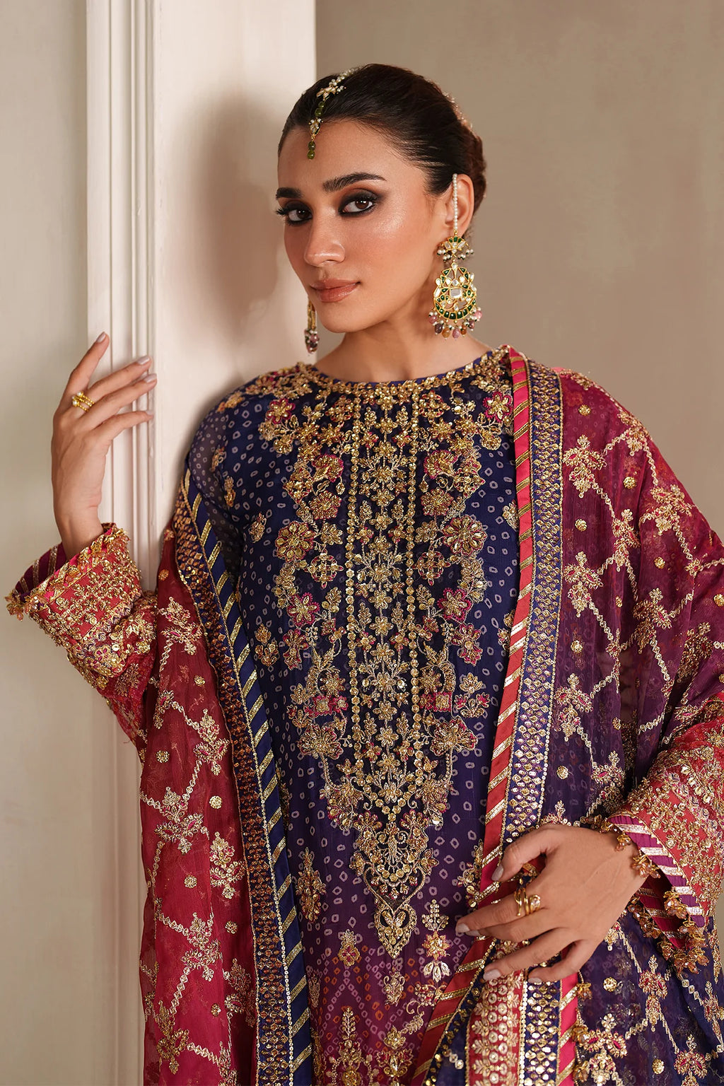 Baroque - EMBROIDERED CHIFFON UF-4369