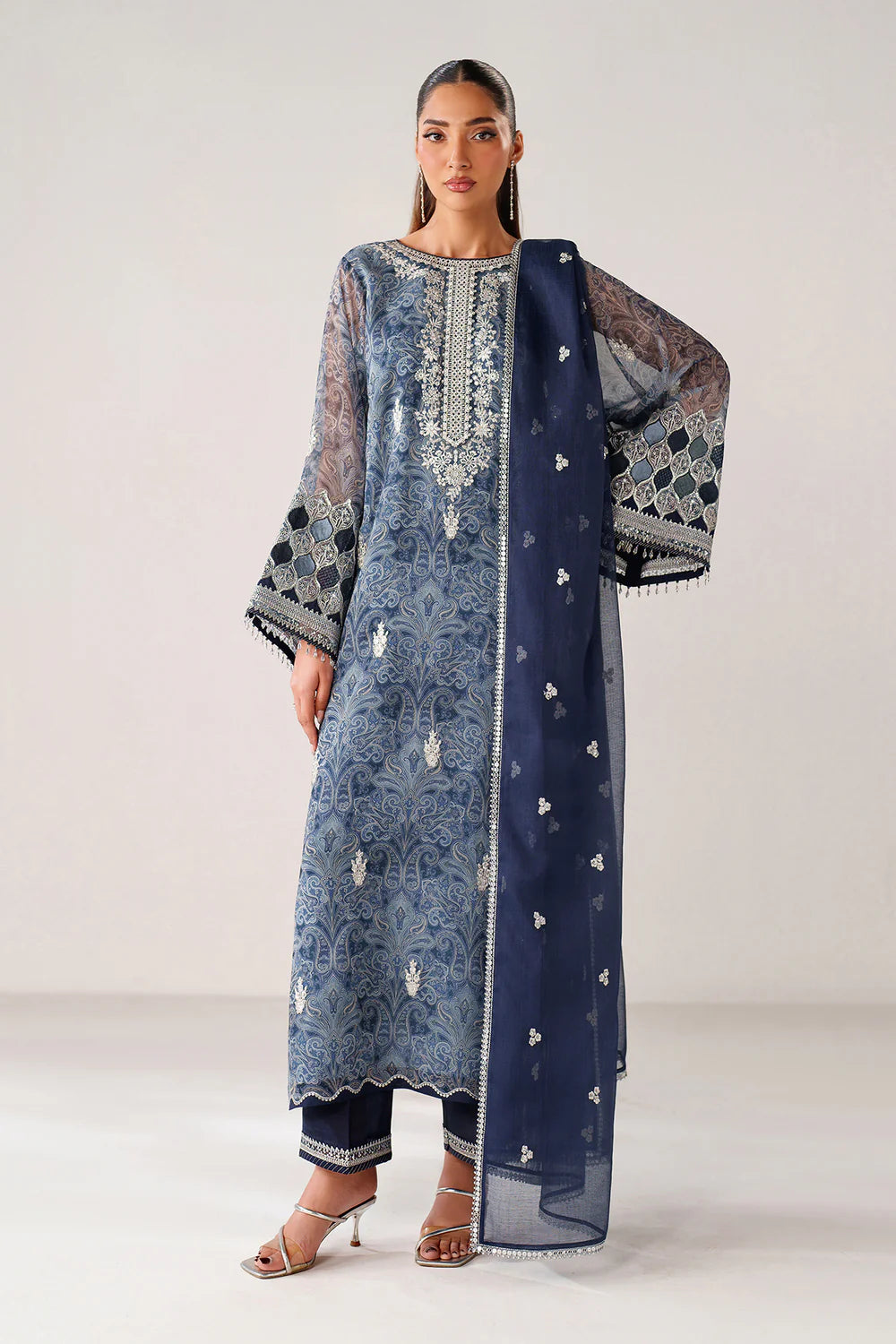 Baroque - EMBROIDERED CHIFFON UF-4387