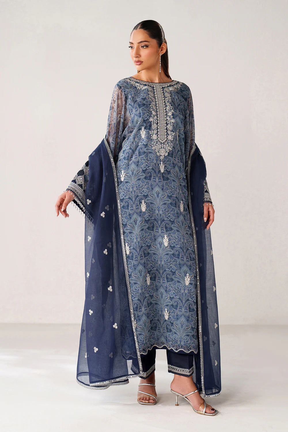 Baroque - EMBROIDERED CHIFFON UF-4387