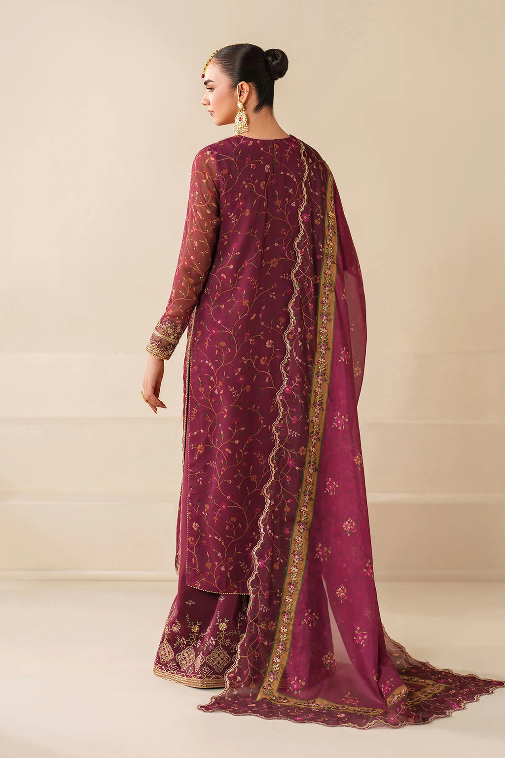 Baroque - EMBROIDERED CHIFFON UF-4277