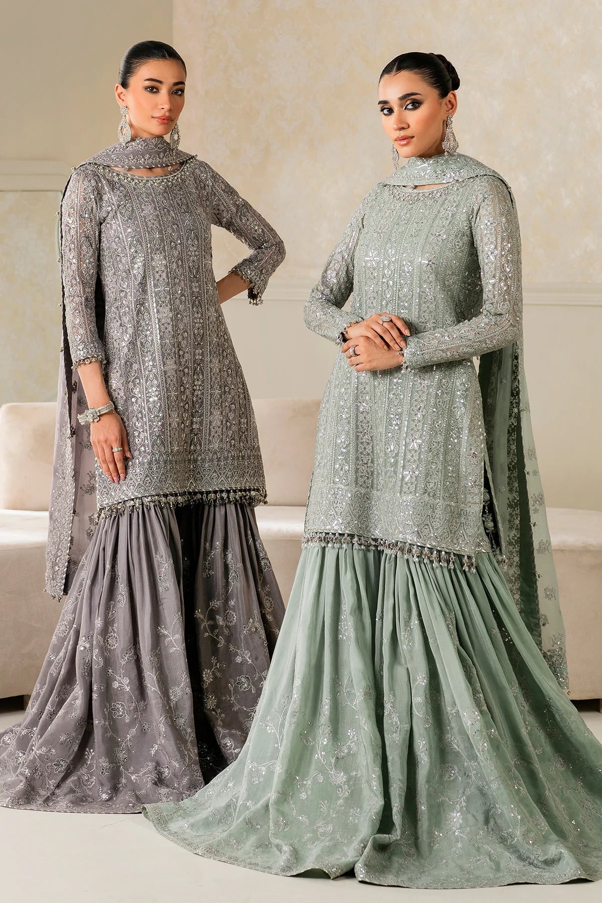 Baroque - EMBROIDERED CHIFFON UF-4161