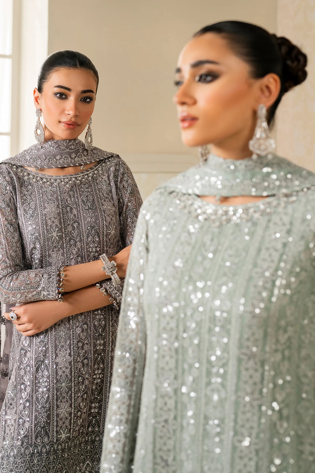 Baroque - EMBROIDERED CHIFFON UF-4161