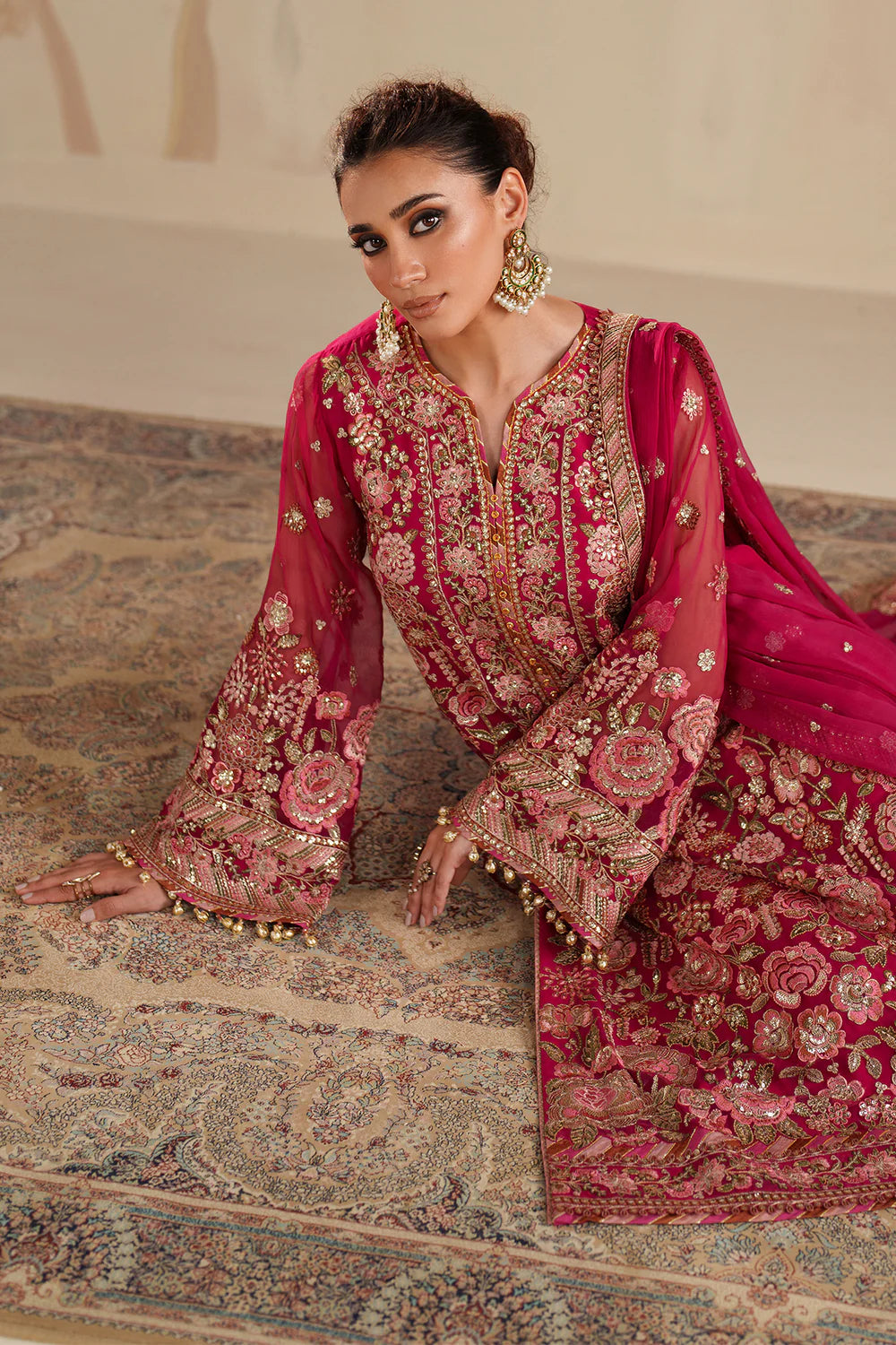 Baroque - EMBROIDERED CHIFFON UF-4363