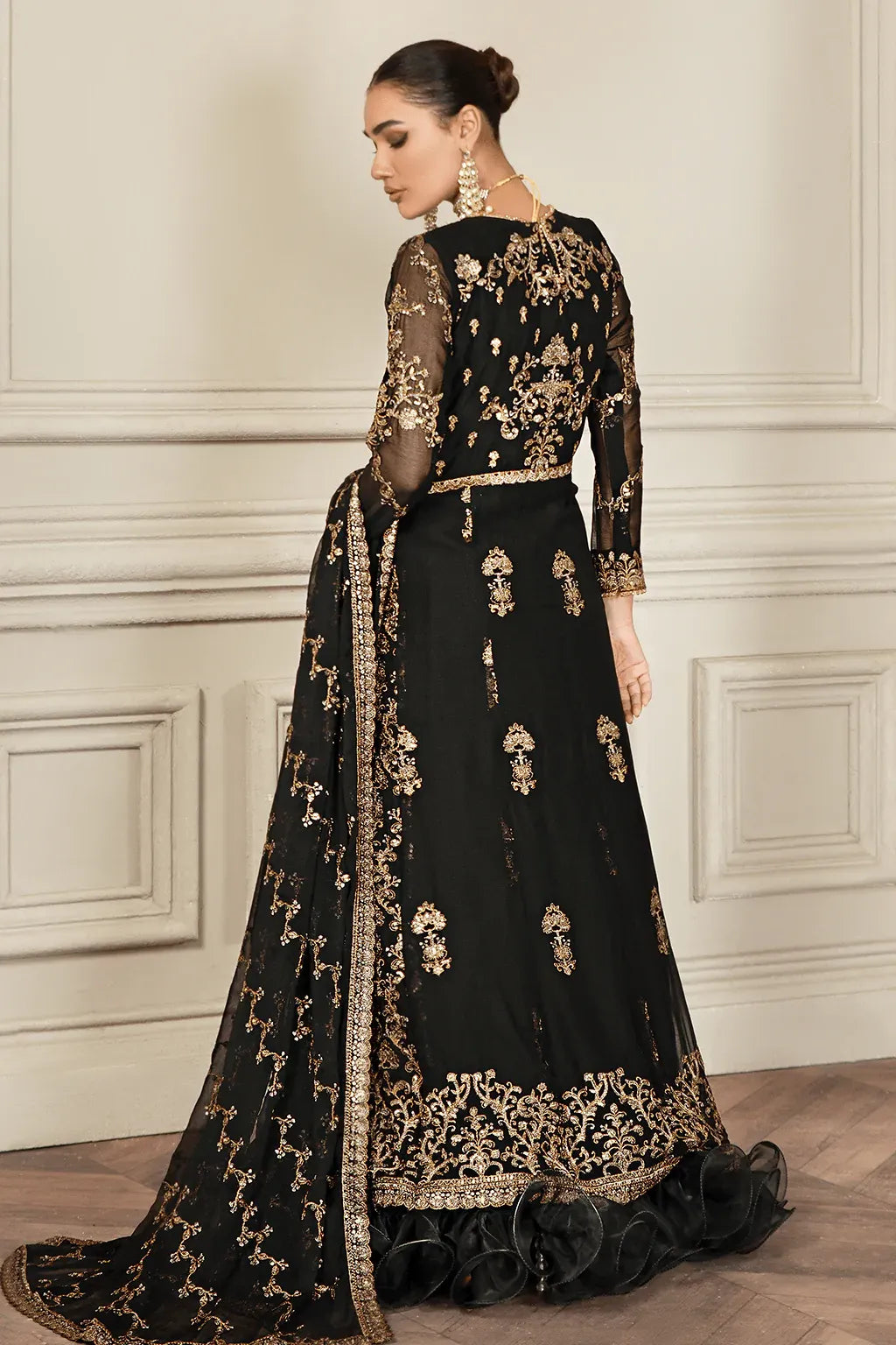 Zarif | Mehroz Formals | Black Ruby - Mirha Collections
