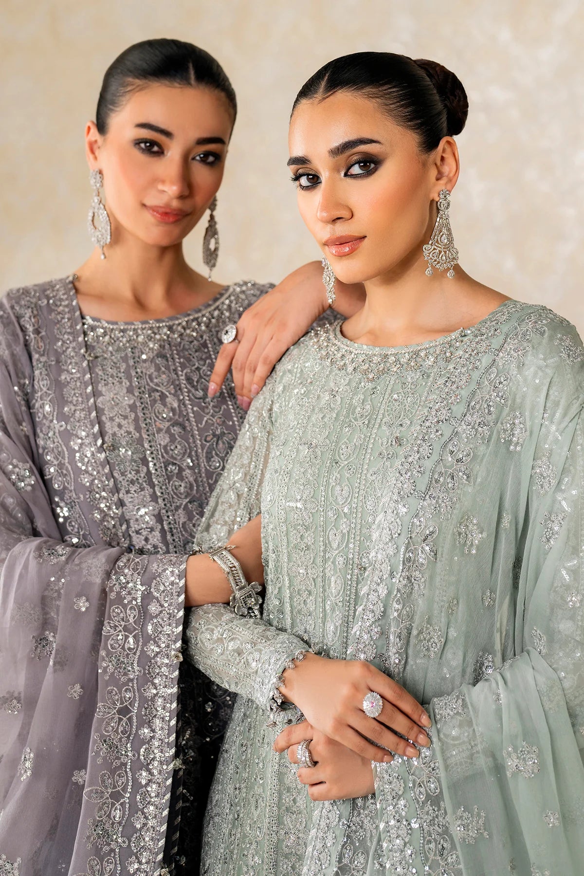 Baroque - EMBROIDERED CHIFFON UF-4161