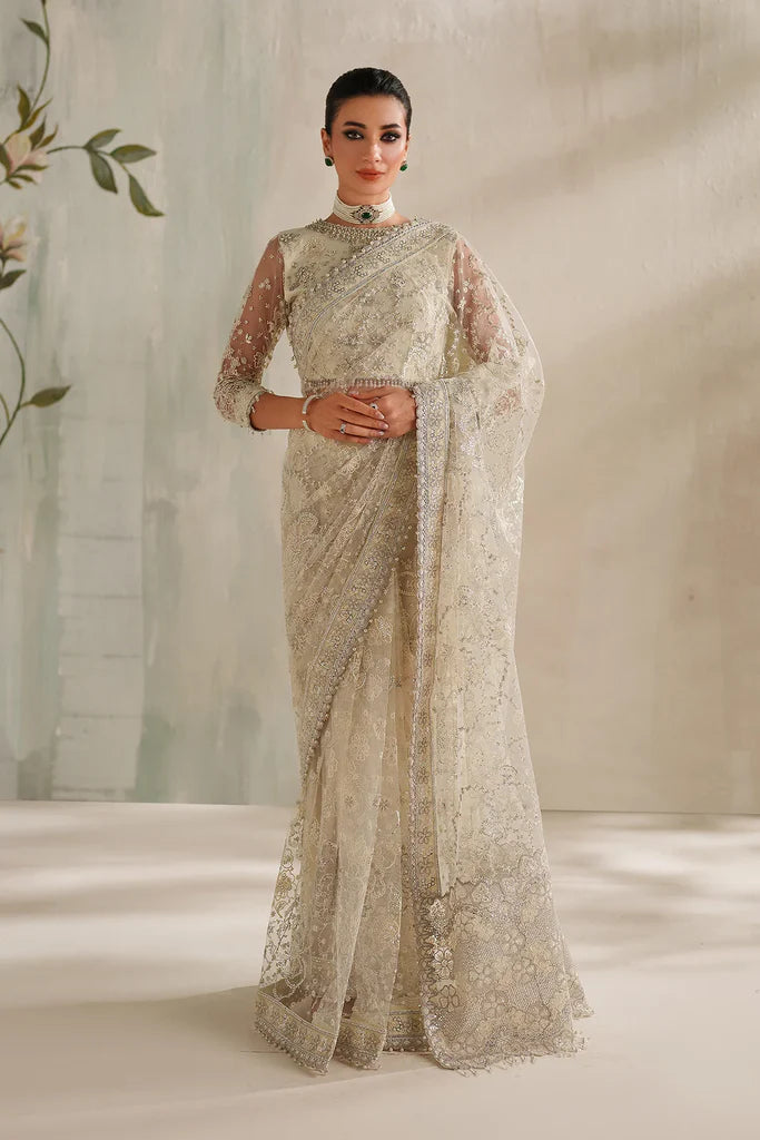 BAROQUE - EMBROIDERED NET SF-4372 - Mirha Collections