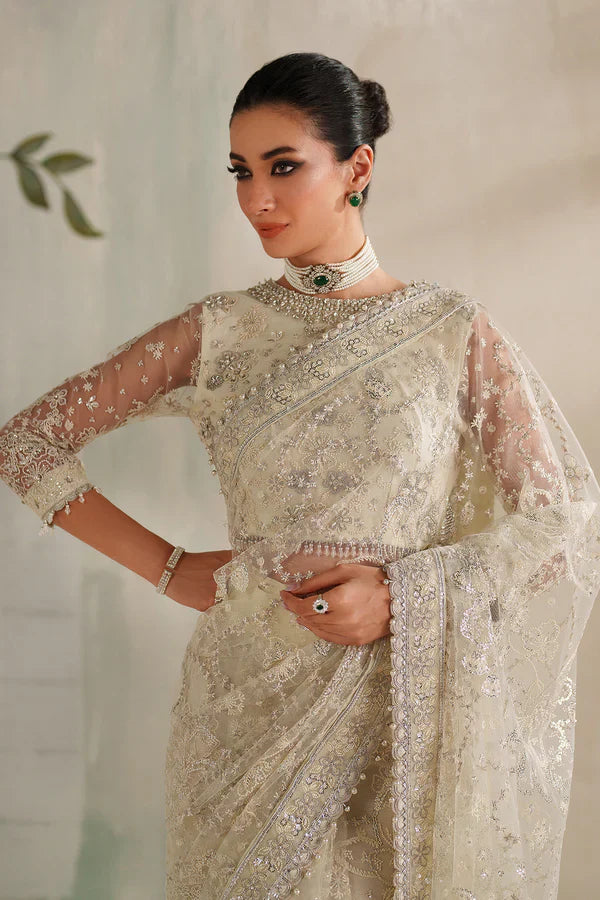 BAROQUE - EMBROIDERED NET SF-4372 - Mirha Collections