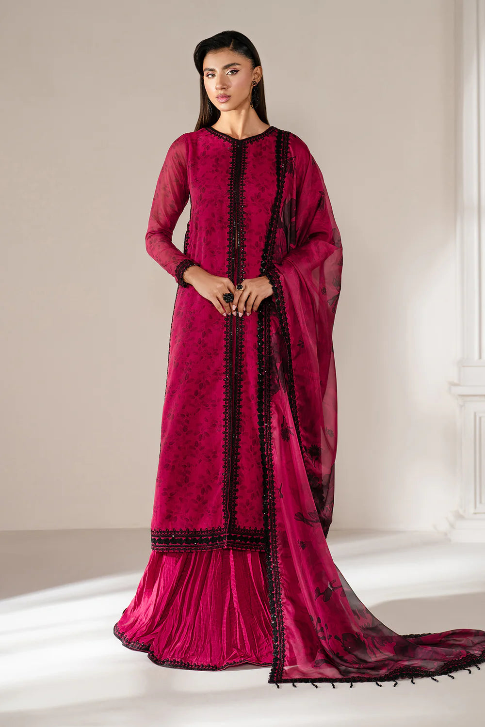 Baroque - EMBROIDERED CHIFFON UF-4138