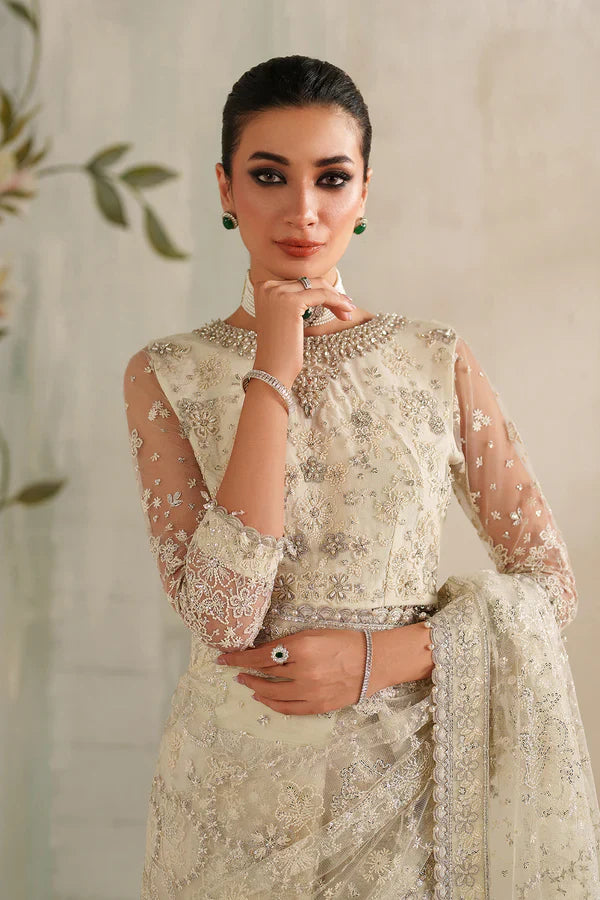BAROQUE - EMBROIDERED NET SF-4372 - Mirha Collections