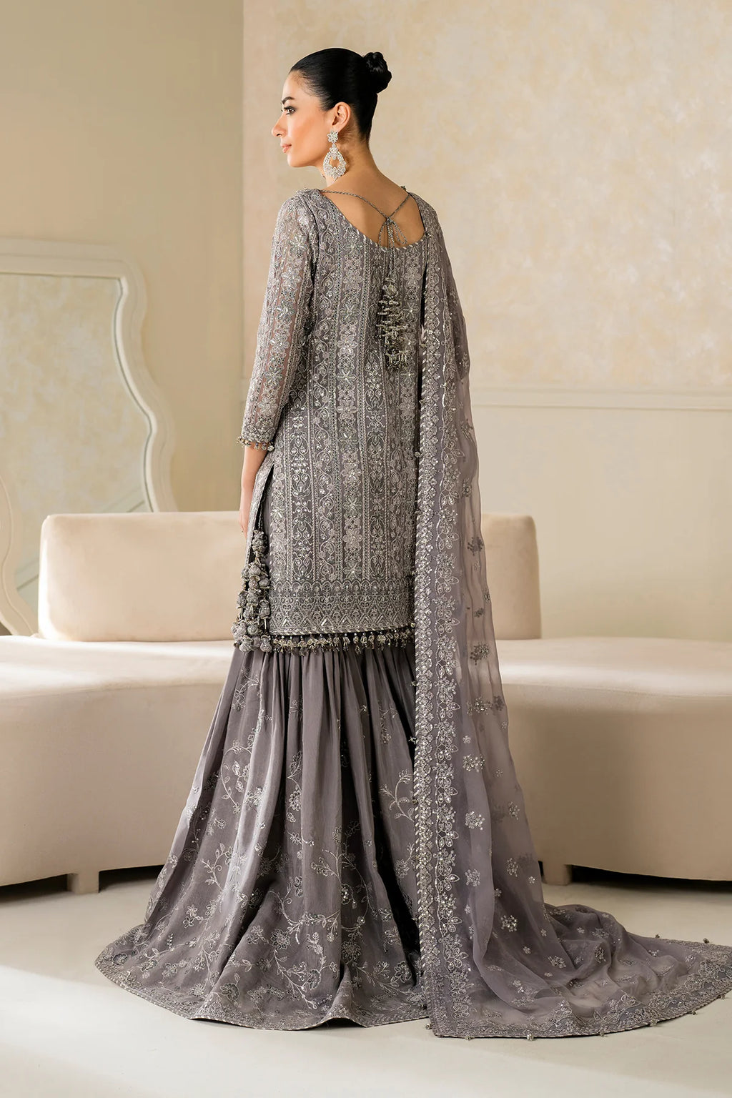Baroque - EMBROIDERED CHIFFON UF-4161