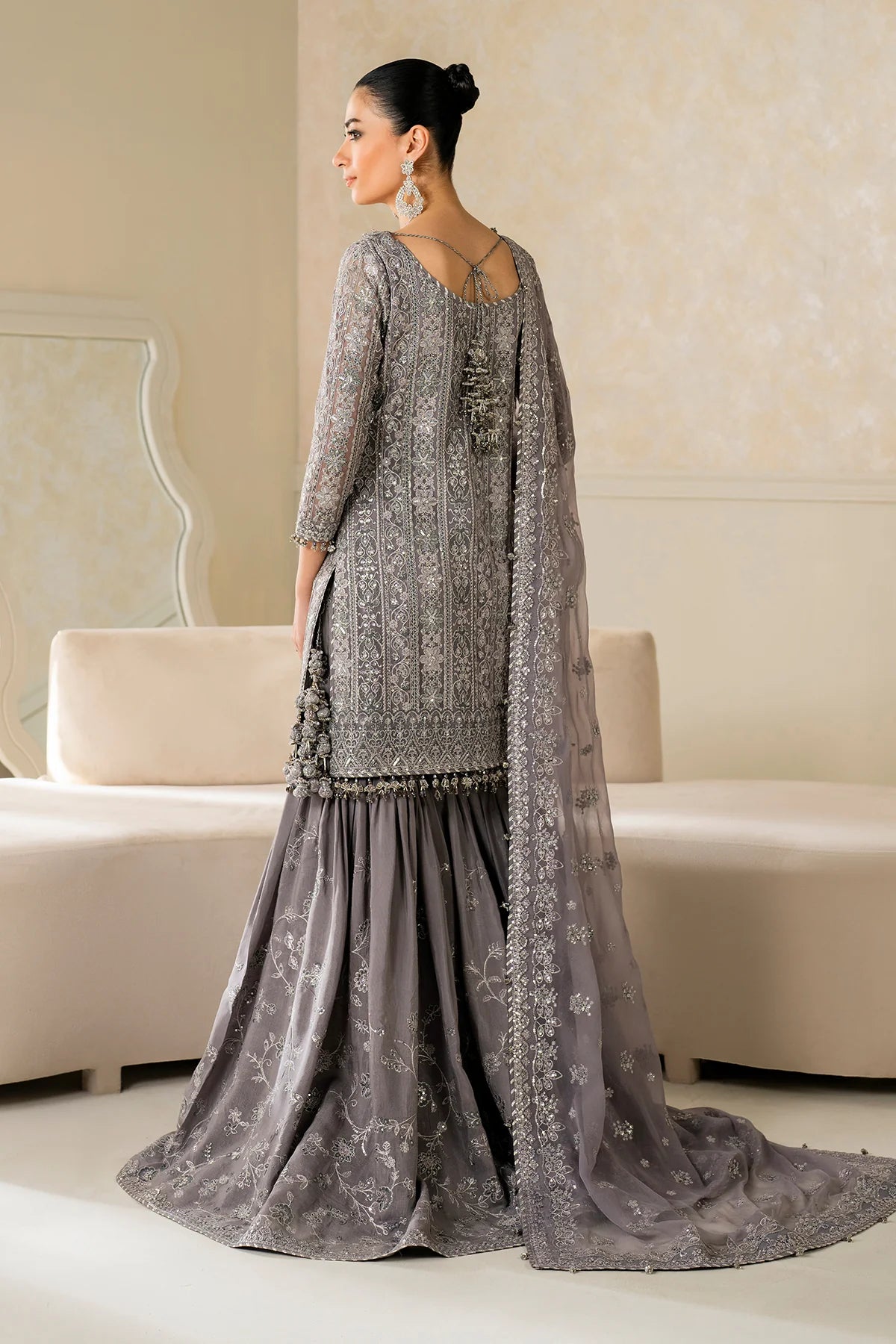 Baroque - EMBROIDERED CHIFFON UF-4161