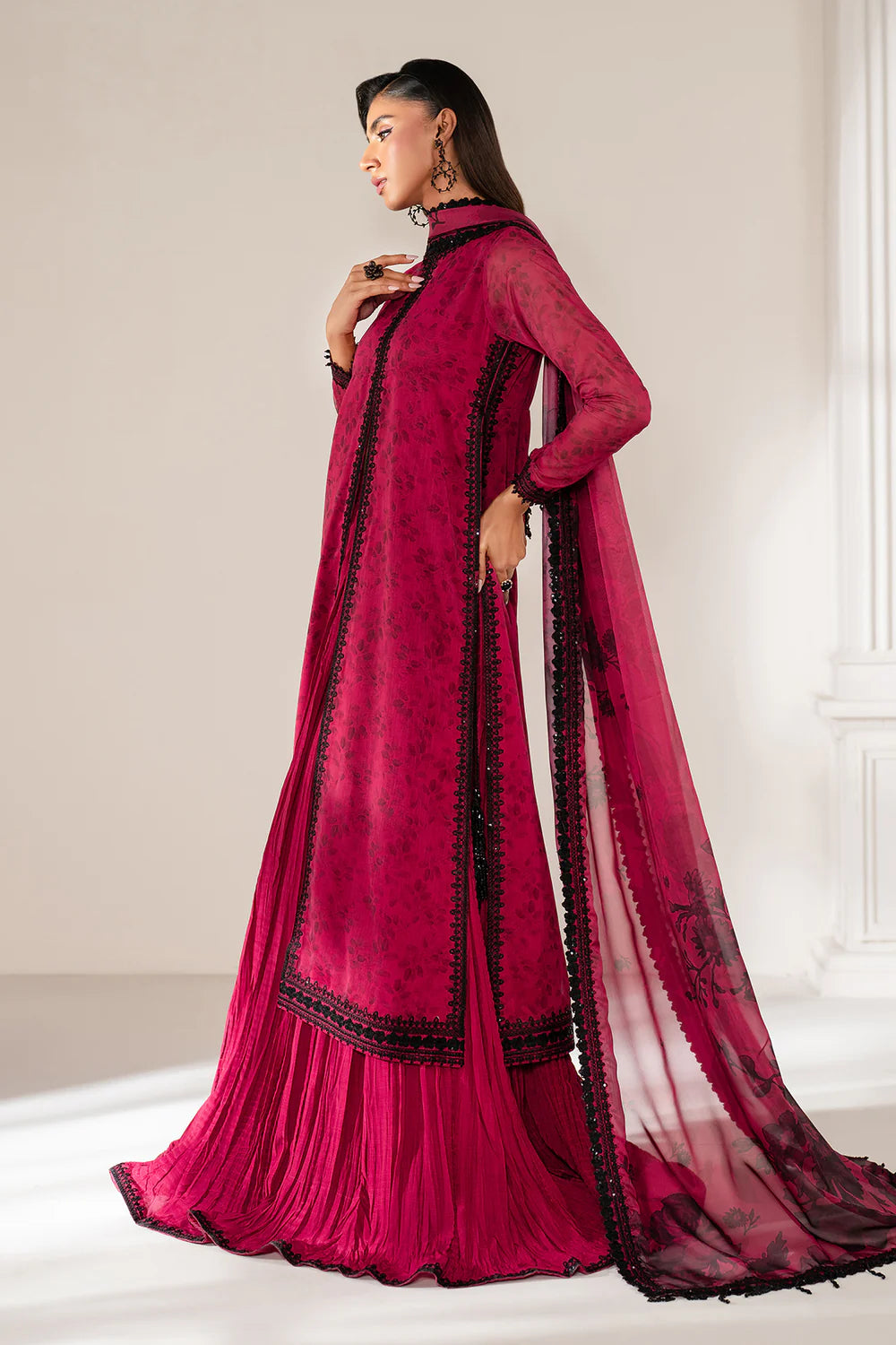 Baroque - EMBROIDERED CHIFFON UF-4138