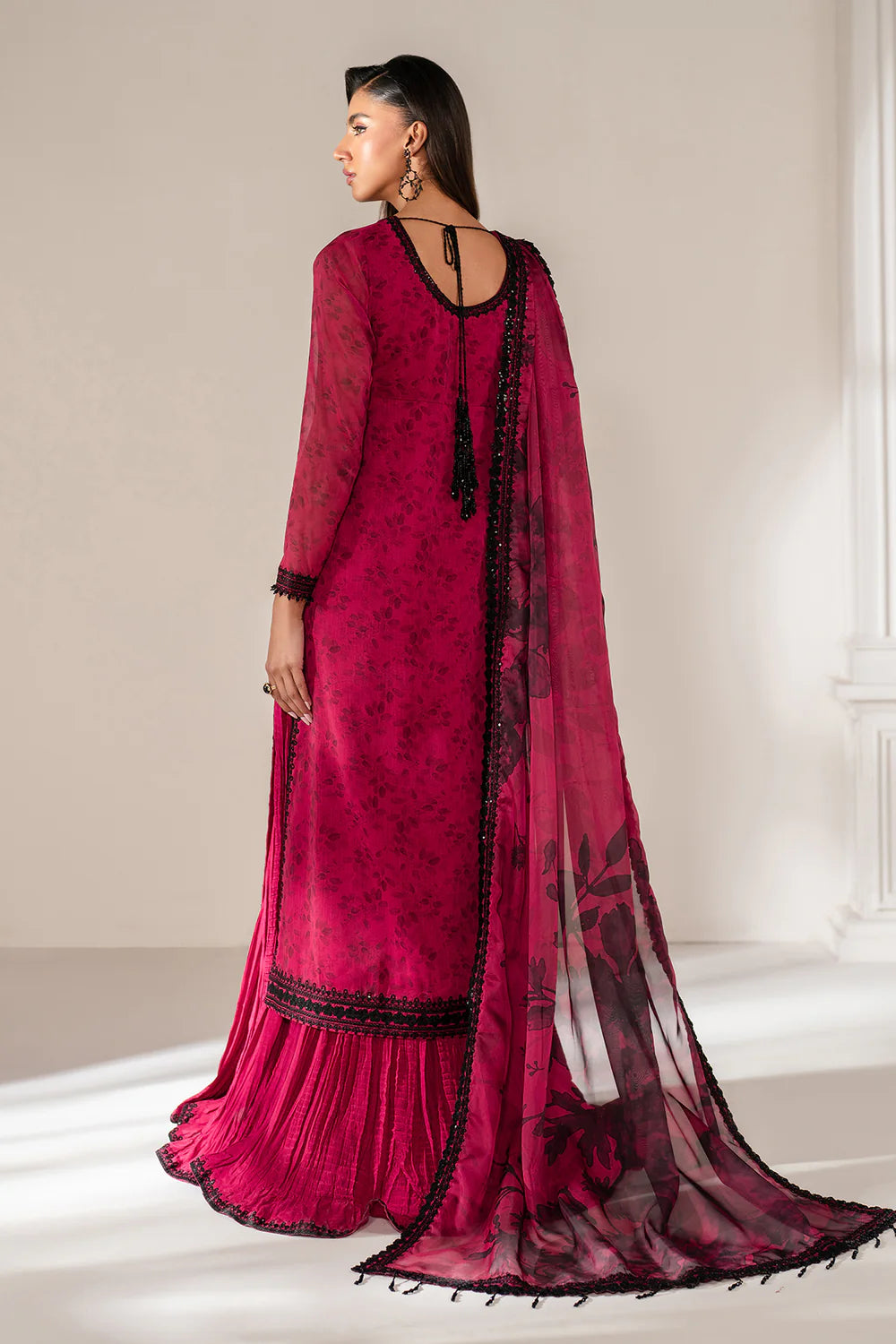 Baroque - EMBROIDERED CHIFFON UF-4138