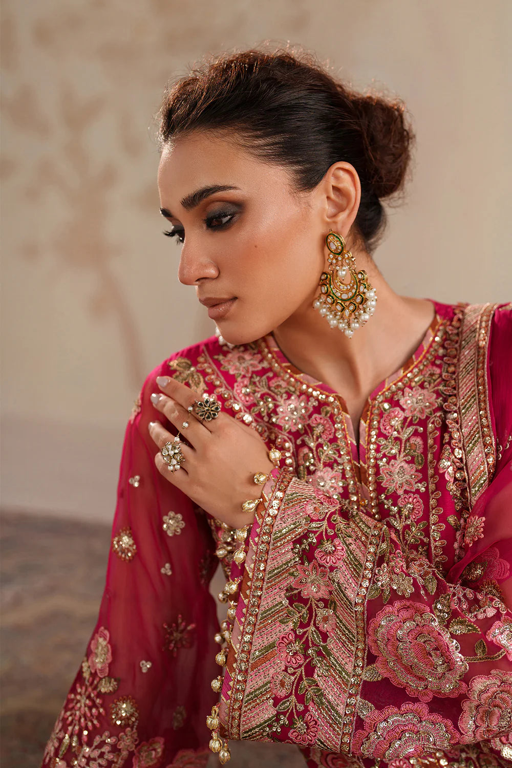 Baroque - EMBROIDERED CHIFFON UF-4363