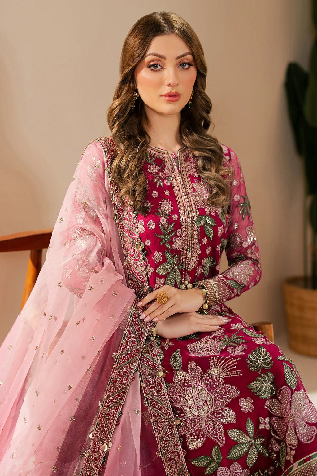 Jazmin - EMBROIDERED CHIFFON WF'25-03