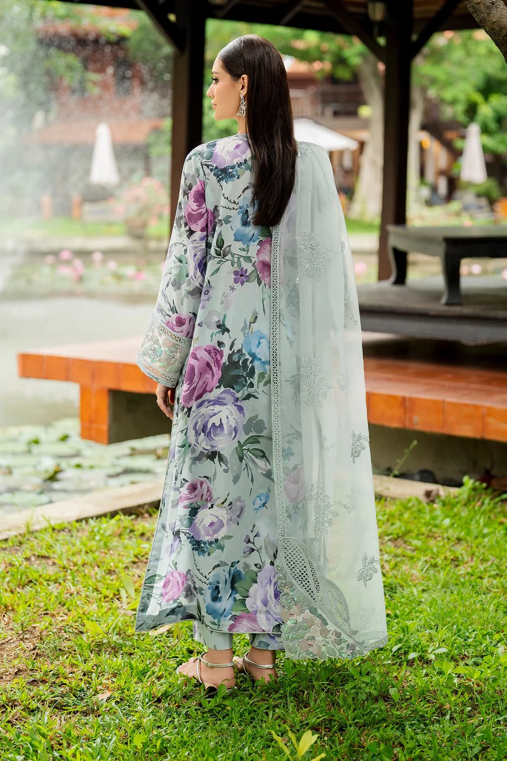 Baroque - EMBROIDERED LAWN UF-4268 - Mirha Collections