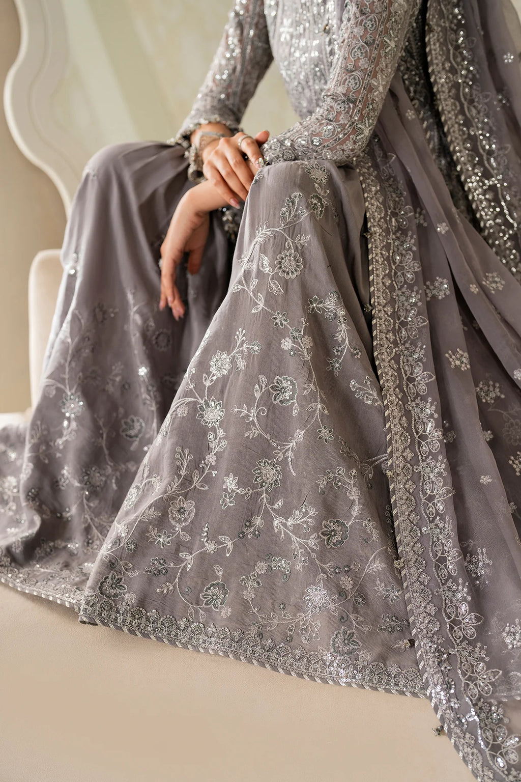 Baroque - EMBROIDERED CHIFFON UF-4161