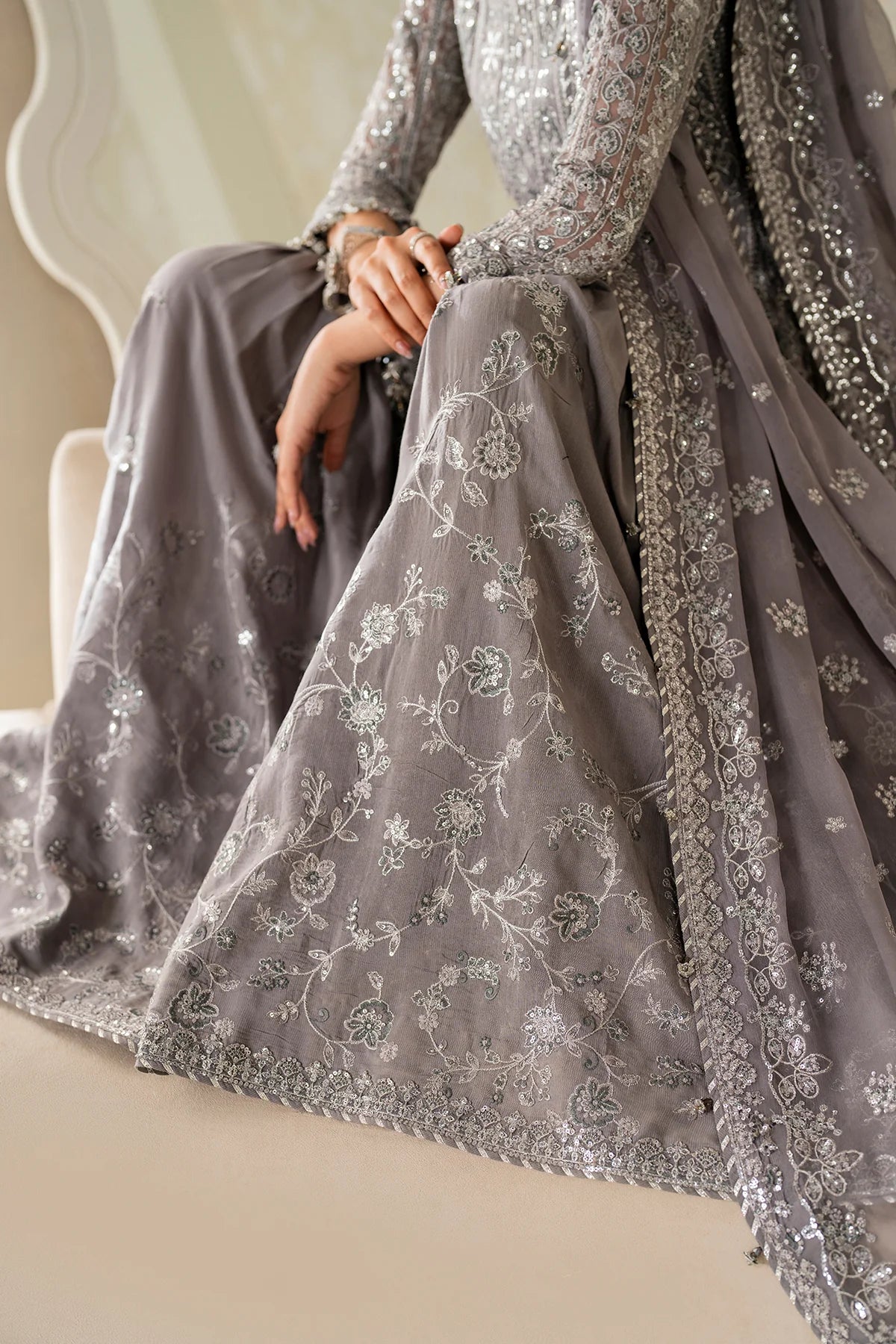 Baroque - EMBROIDERED CHIFFON UF-4161