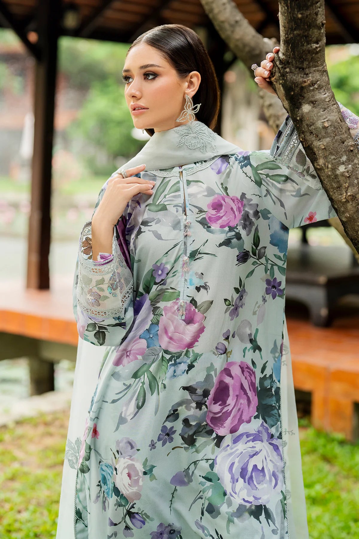 Baroque - EMBROIDERED LAWN UF-4268 - Mirha Collections