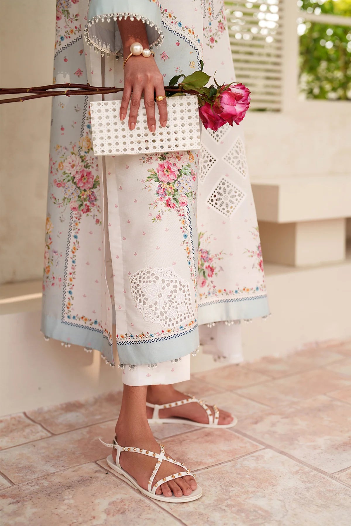 Baroque - EMBROIDERED LAWN UF-4402 - Mirha Collections