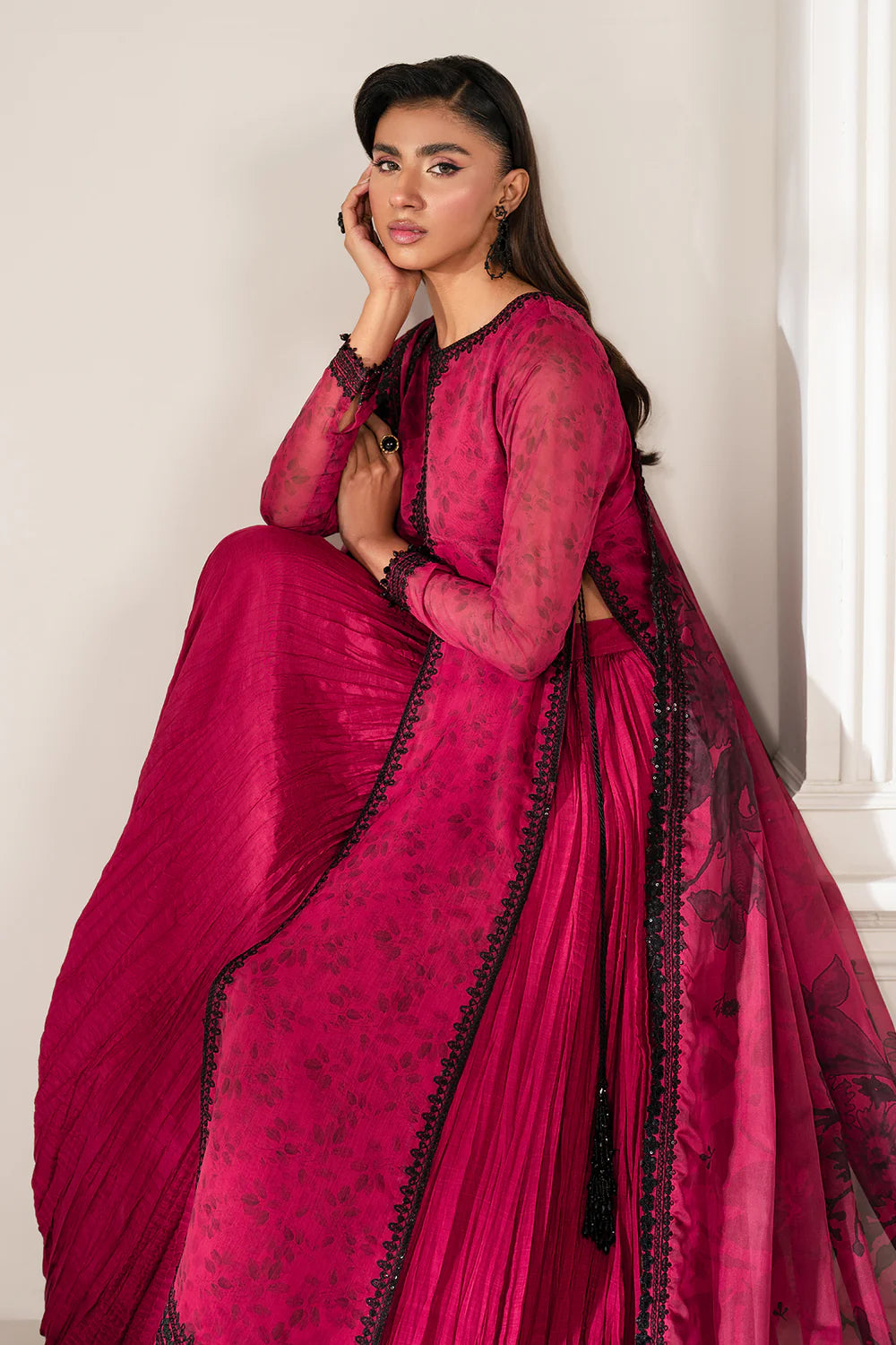 Baroque - EMBROIDERED CHIFFON UF-4138
