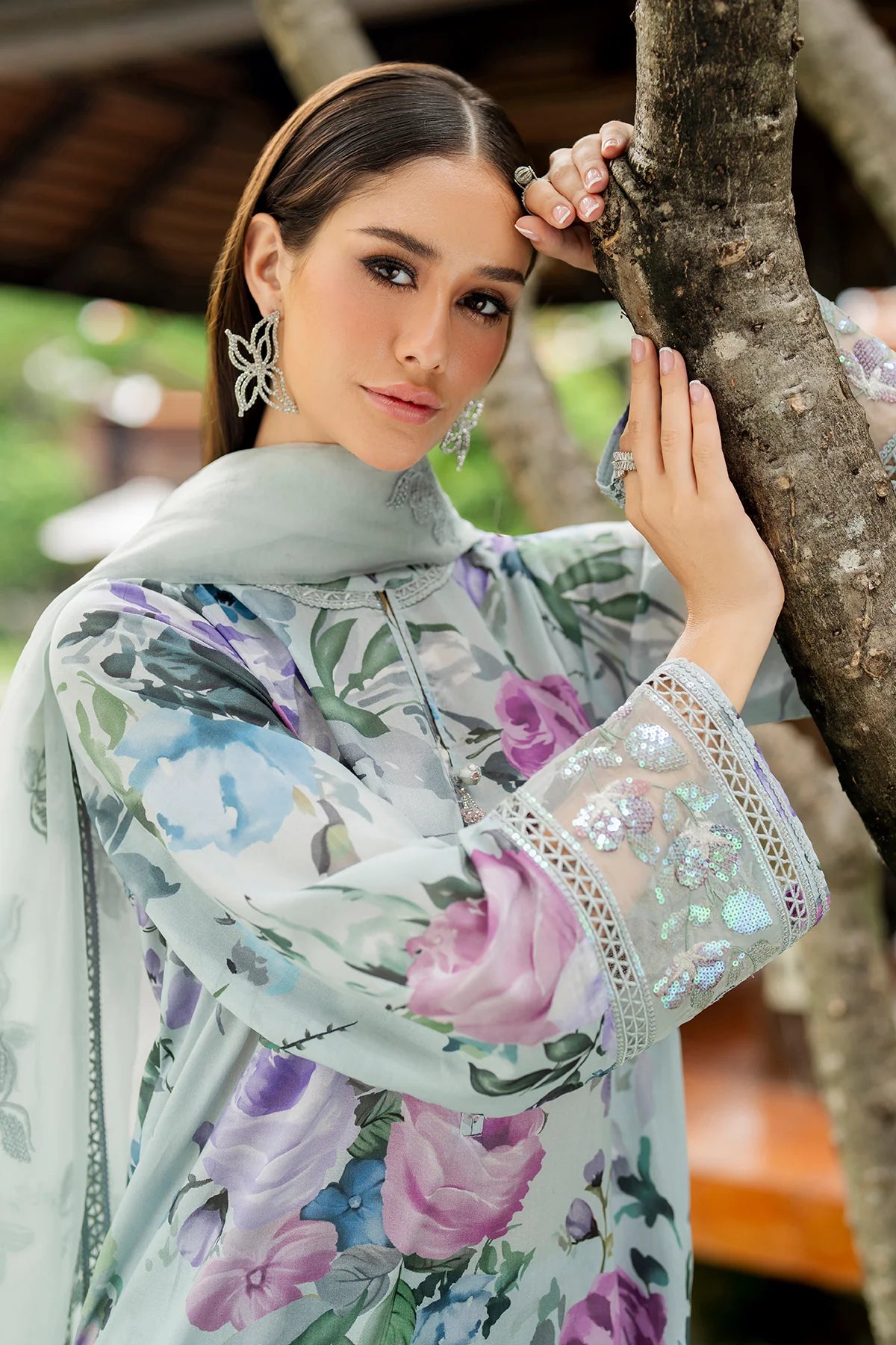 Baroque - EMBROIDERED LAWN UF-4268 - Mirha Collections