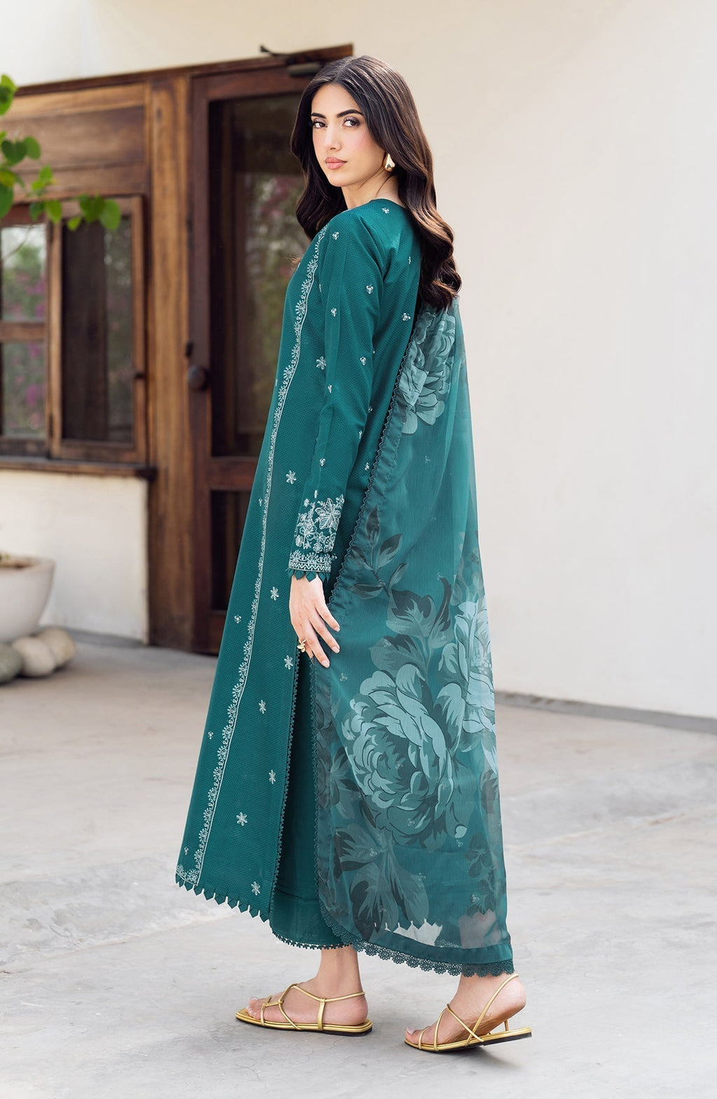 Zarif | Nura Textured Lawn 25 | NUSA