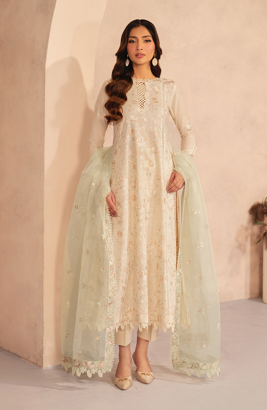 Zarif | Summer Lawn 25 |UNST-LWN-01 DAHEER - Mirha Collections