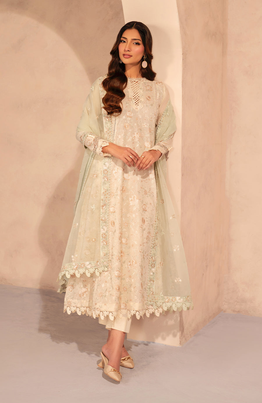 Zarif | Summer Lawn 25 |UNST-LWN-01 DAHEER - Mirha Collections