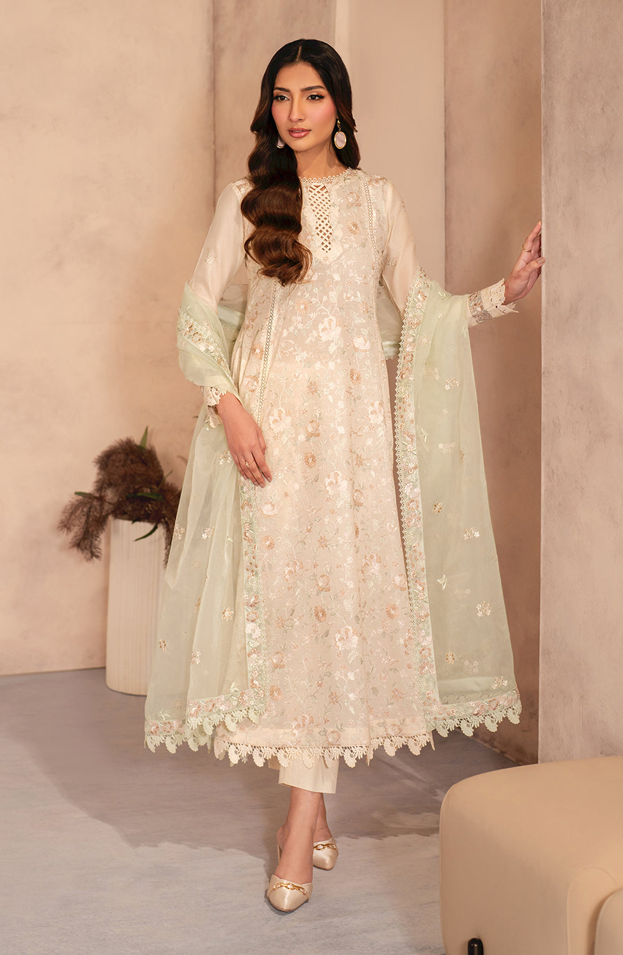Zarif | Summer Lawn 25 |UNST-LWN-01 DAHEER - Mirha Collections