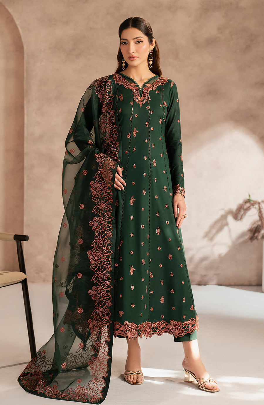 Zarif | Summer Lawn 25 | UNST-LWN-04 SIRAAN - Mirha Collections