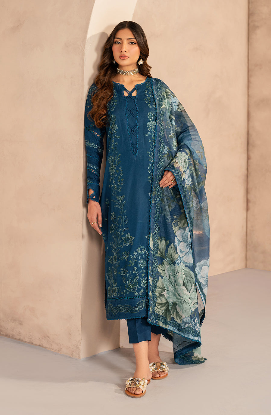 Zarif | Summer Lawn 25 | UNST-LWN-03 MEHMER - Mirha Collections