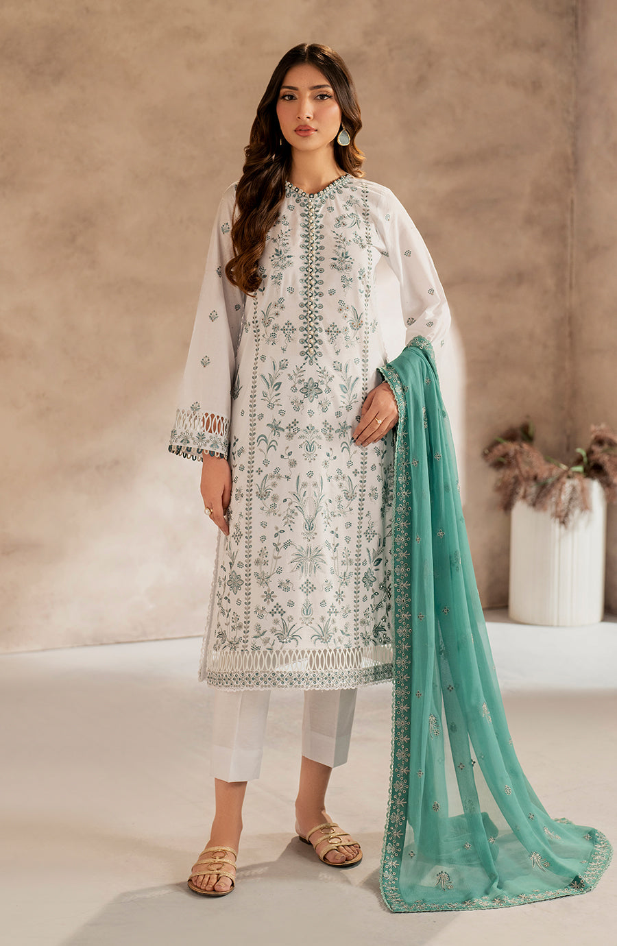 Zarif | Summer Lawn 25 | UNST-LWN-05 SEMIL - Mirha Collections